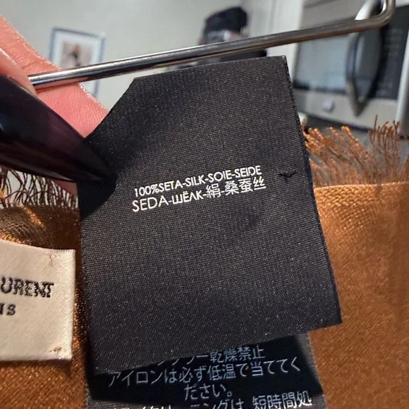 Saint Laurent Cassandre Print Scarf - Picture 10 of 10